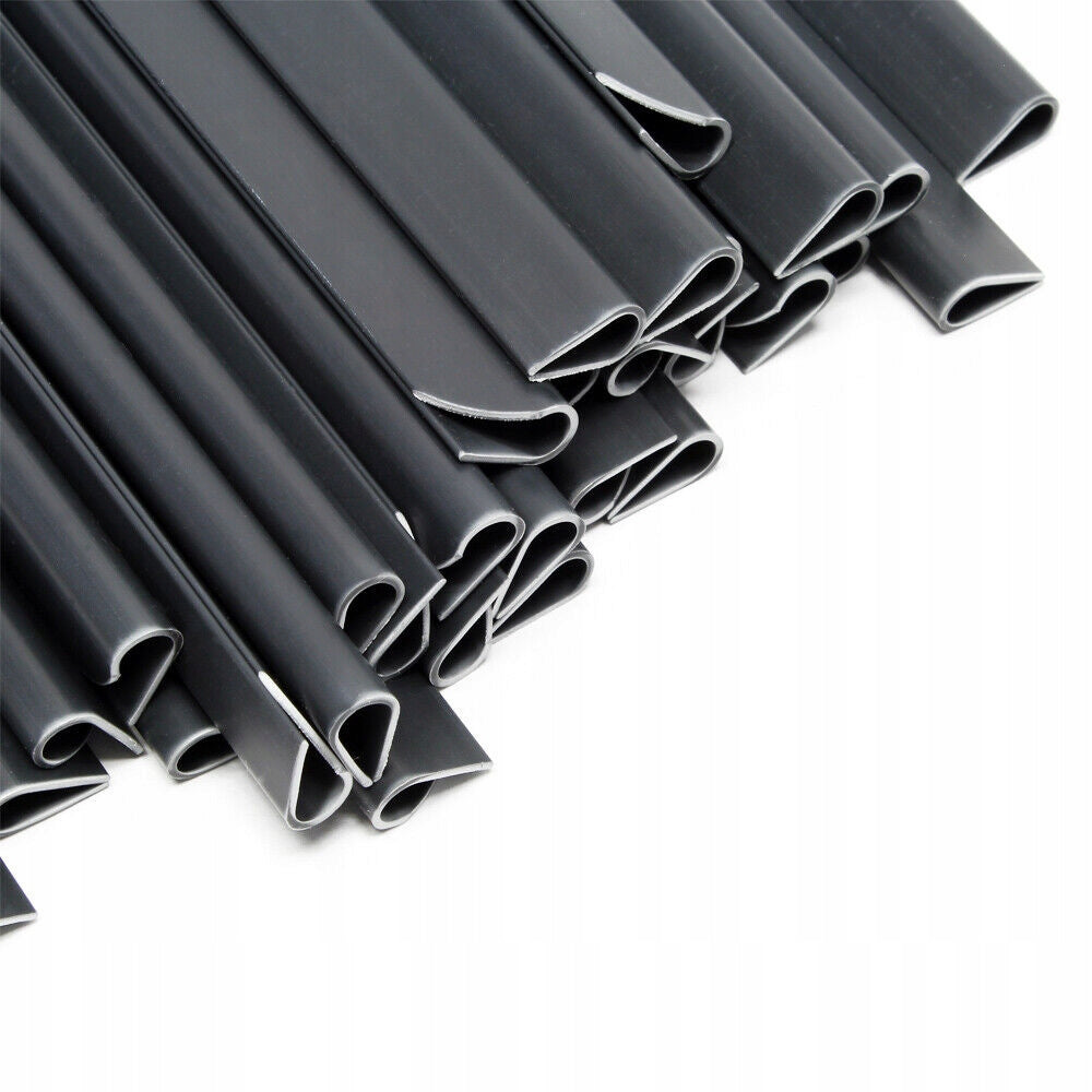 Set banda decorativa pentru ingradire garduri, Zola, 20 de clipsuri incluse PVC rezistent, 450g/m2, 19 x 3500 cm, neagra Set banda decorativa pentru ingradire garduri, Zola, 20 de clipsuri incluse PVC rezistent, 450g/m2, 19 x 3500 cm, neagra